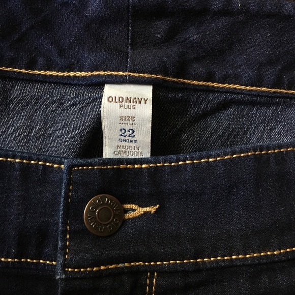 Dark Wash Jeans Slim Bootcut Short Inseam - Picture 4 of 4